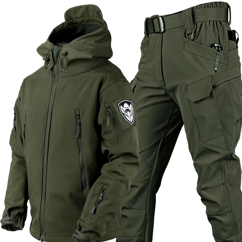 Carlo | Men’s Tactical Multi-Pocket Outdoor Jacket & Pants Set