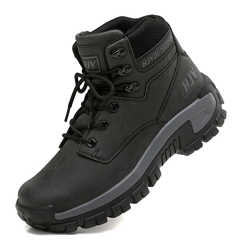 Highfield | Men’s High-Top Hiking Boots with Non-Slip Sole & Outdoor Work Design