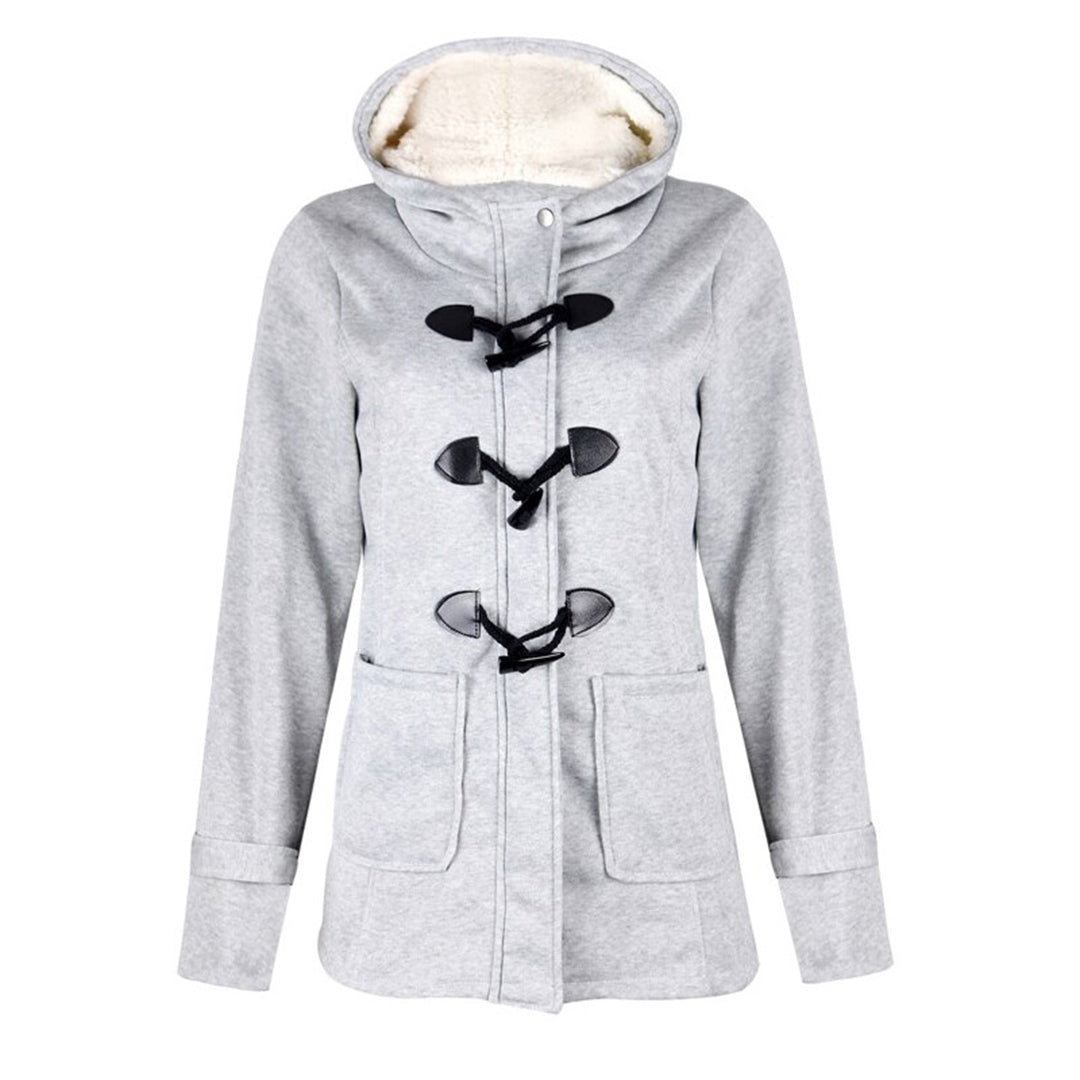 Meadow | Women’s Long Winter Coat with Hood, Warm Fleece Lining & Pockets