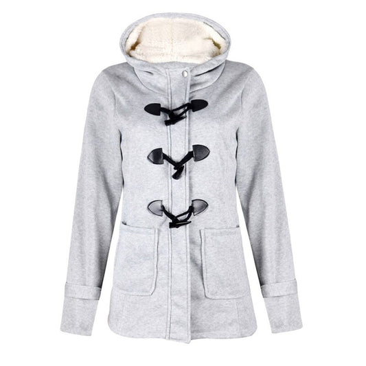 Meadow | Women’s Long Winter Coat with Hood, Warm Fleece Lining & Pockets