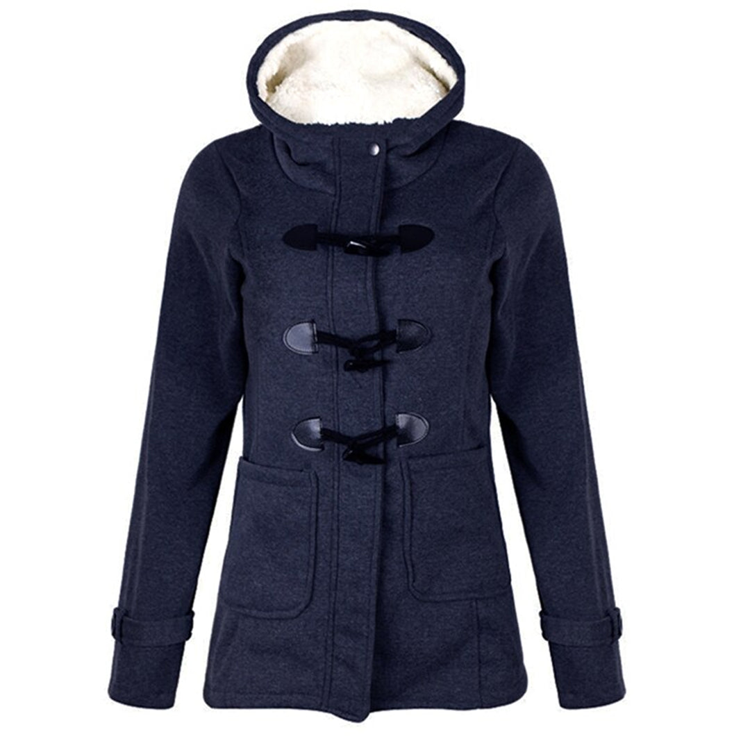 Meadow | Women’s Long Winter Coat with Hood, Warm Fleece Lining & Pockets