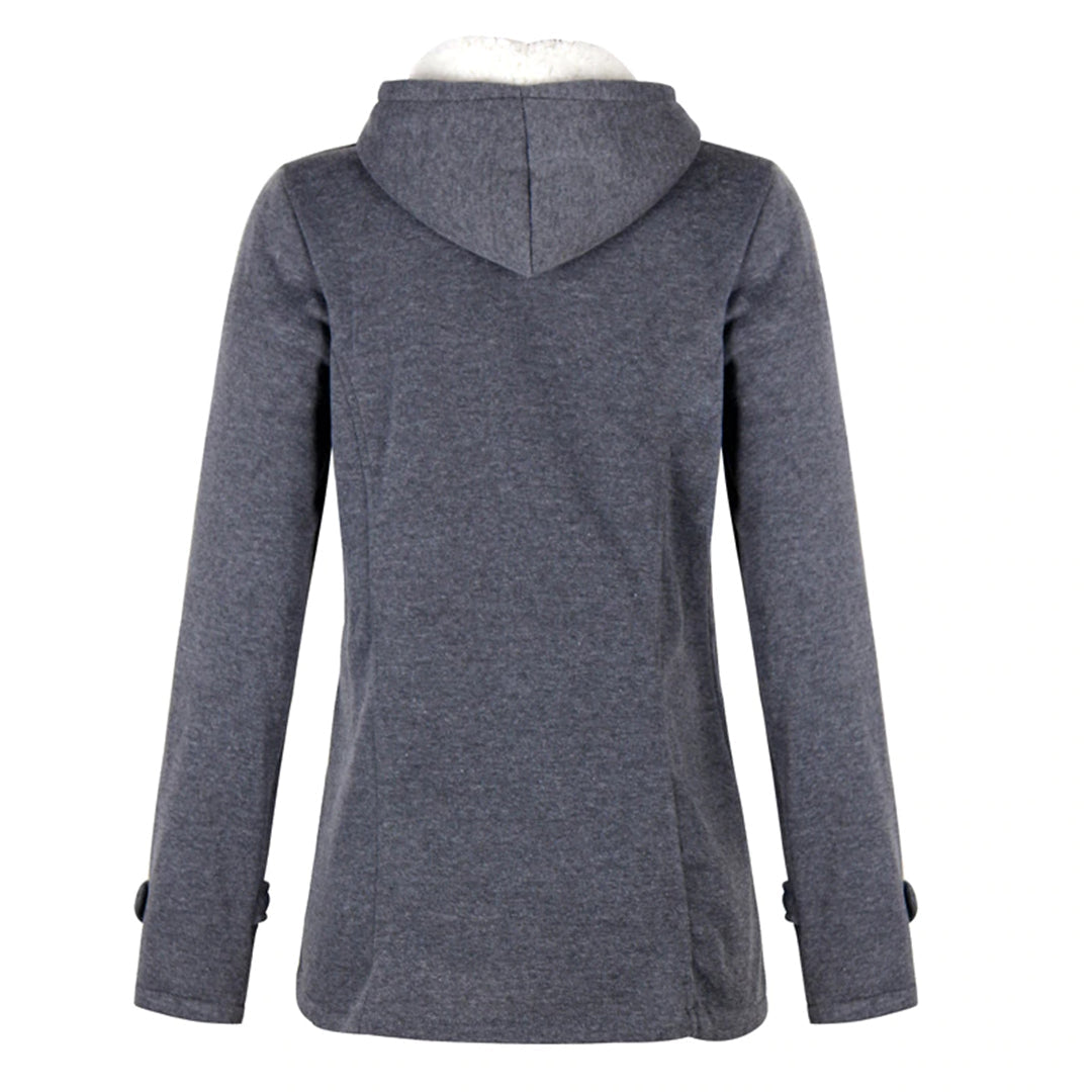 Meadow | Women’s Long Winter Coat with Hood, Warm Fleece Lining & Pockets