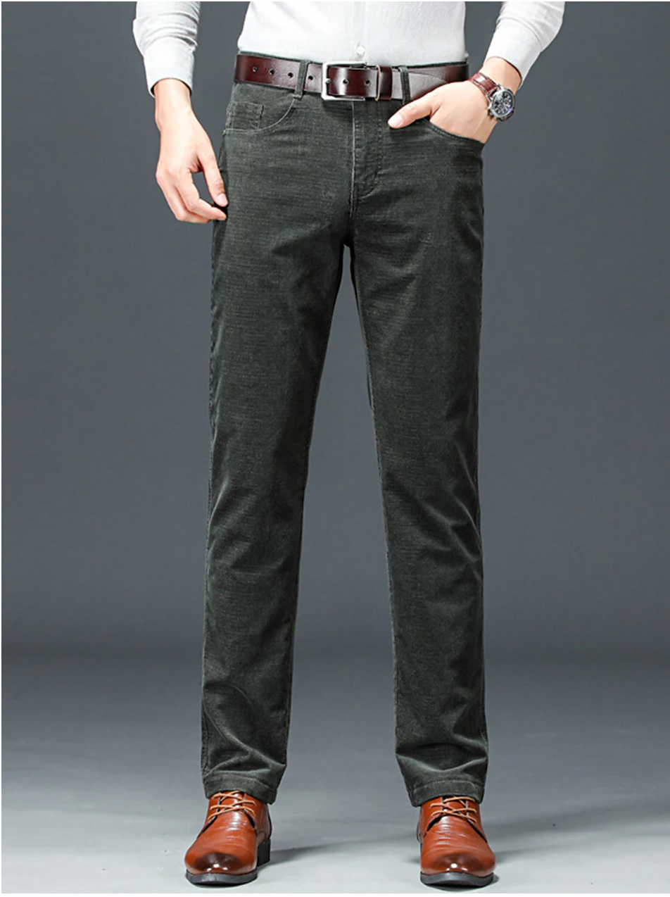 Ainsworth | Men’s Slim Fit Work Trousers with Stretch and Tailored Look