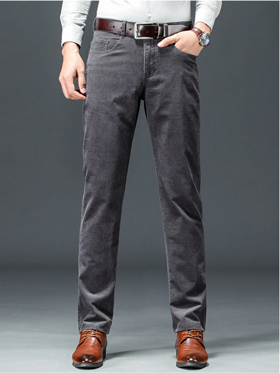 Ainsworth | Men’s Slim Fit Work Trousers with Stretch and Tailored Look