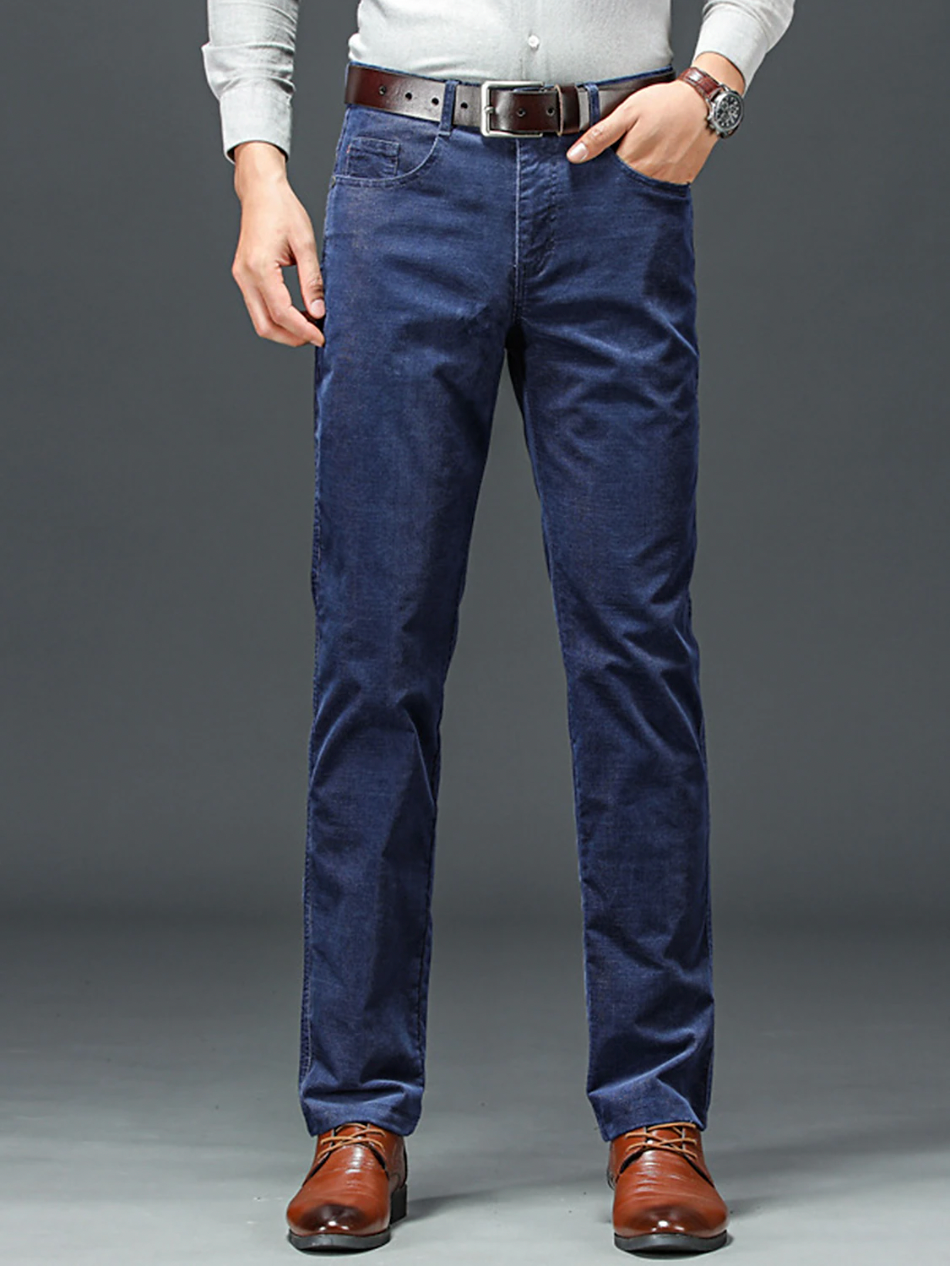 Ainsworth | Men’s Slim Fit Work Trousers with Stretch and Tailored Look