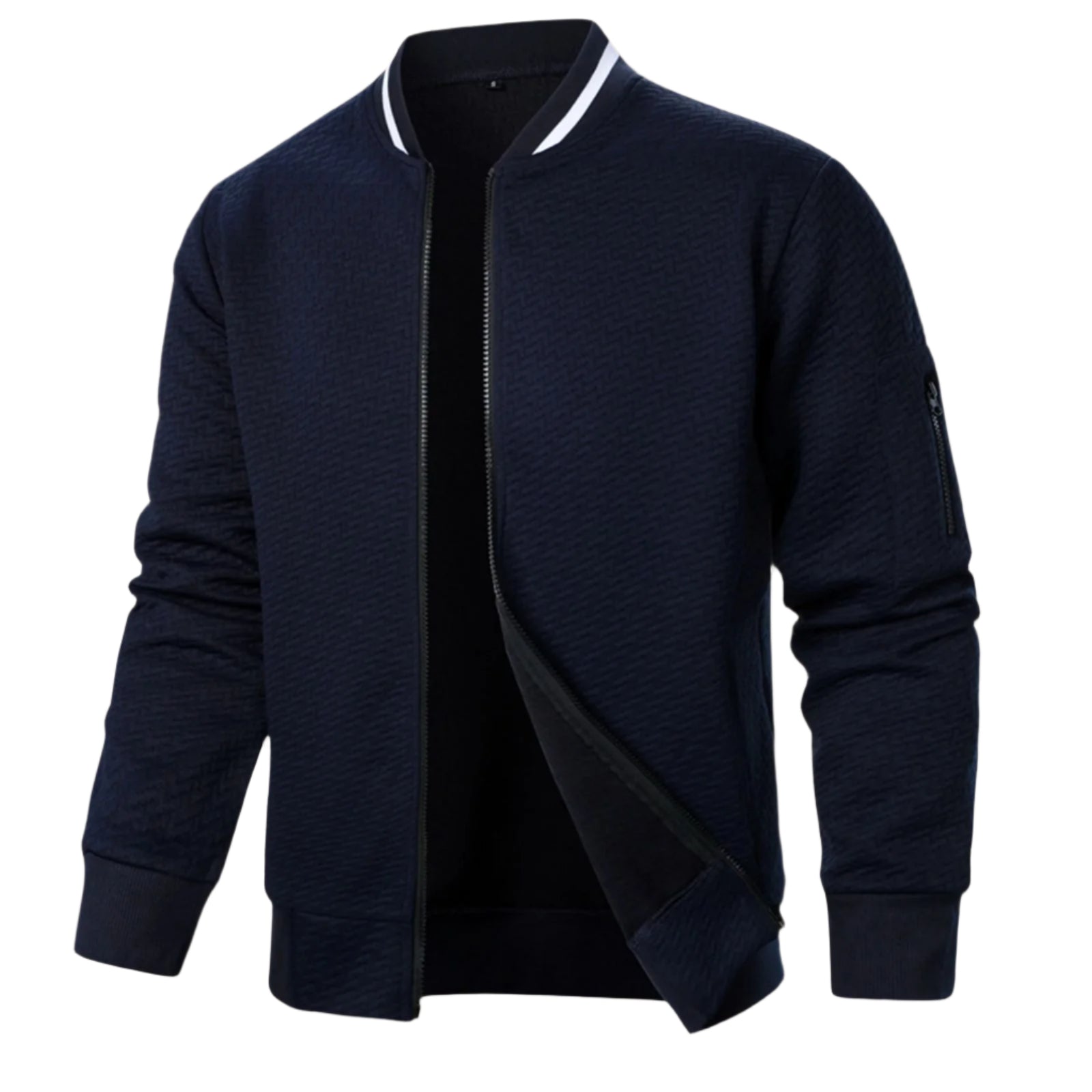 The Harrogate Elegant Zip-Up Cardigan