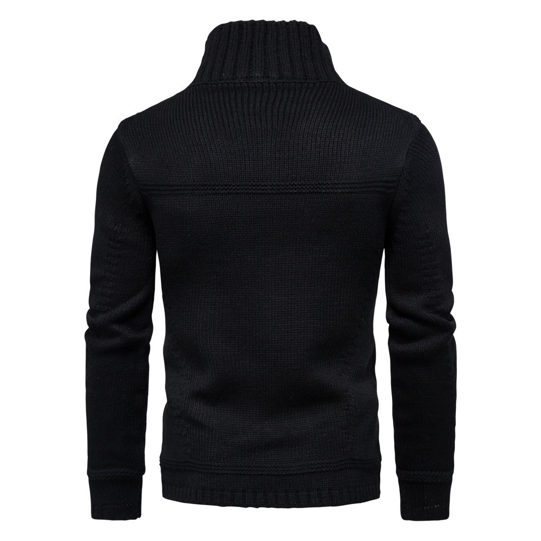 Karl | Men’s Solid Color Buttoned Knitted Cardigan – Classic Warmth and Style