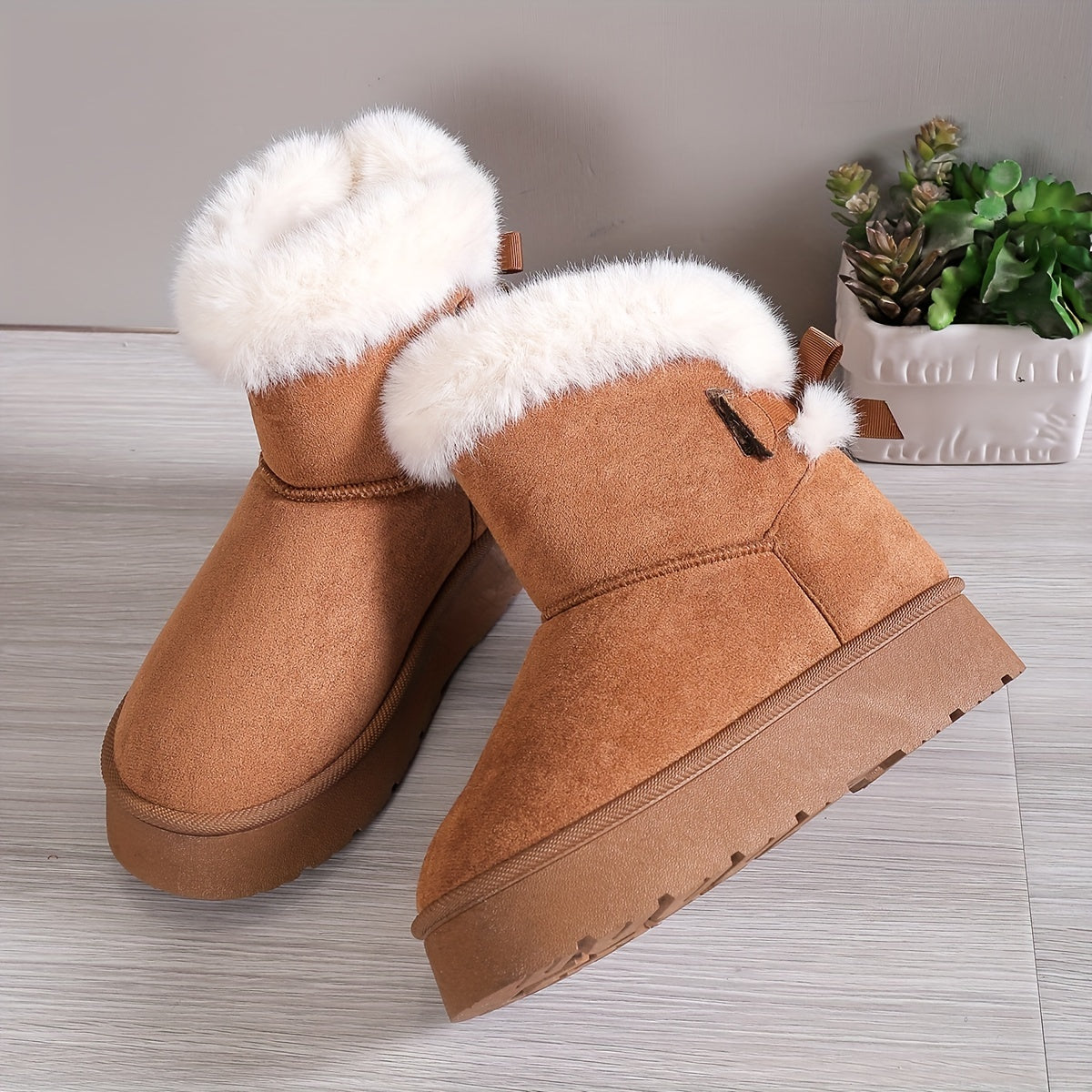Maude | Women’s Winter Boots with Warm Thermal Lining & Non-Slip Platform Sole