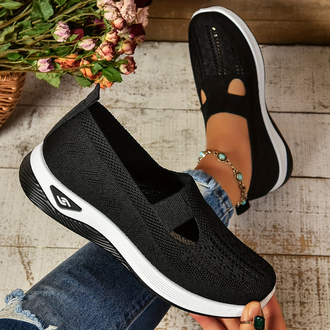 Hannah | Women's Breathable Stretchable Slip-On Sneakers – Comfortable & Stylish