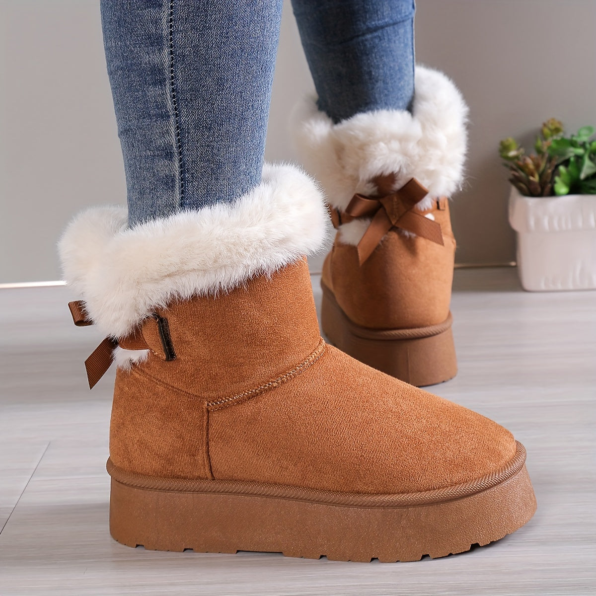 Maude | Women’s Winter Boots with Warm Thermal Lining & Non-Slip Platform Sole