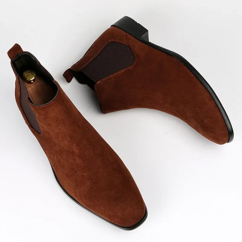Rochester | Men’s Chelsea Boots with Pointed Toe & Sleek Slip-On Design