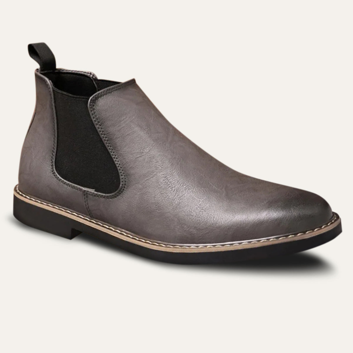 The Lothian Men's Classic Leather Slip On Chelsea Boots
