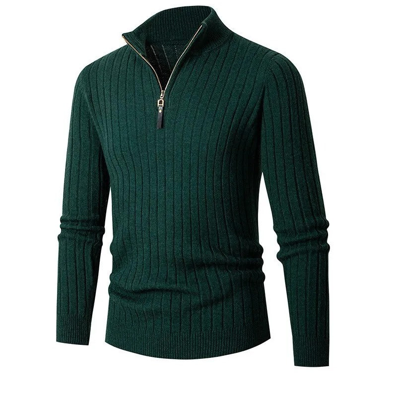 The Oslo Quarter Zip Jumper for Men - Old Money
