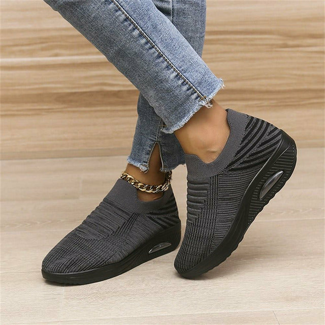 Vespera | Women's Slip-On Laceless Sock-Style Comfortable Sneakers