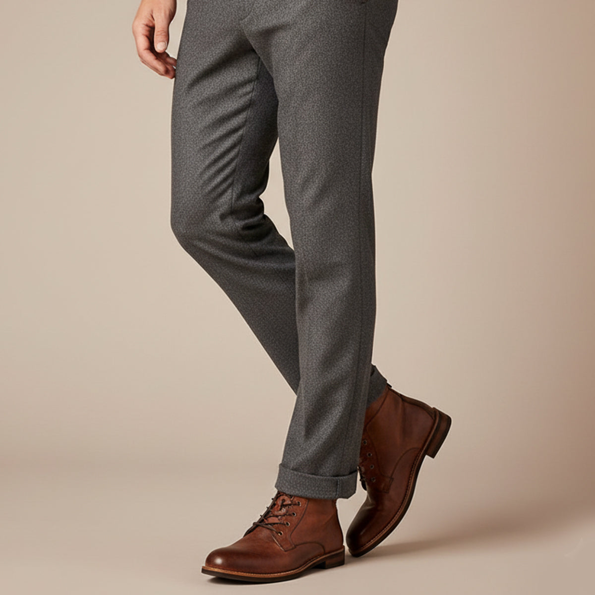 The Lucca Men’s Lace Up Vintage Leather Ankle Boots