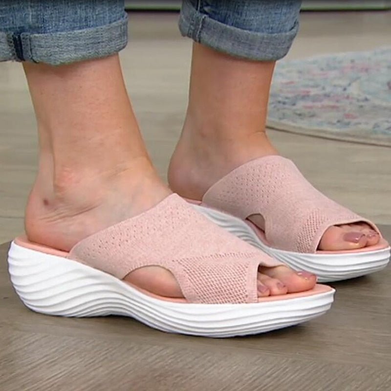 Pandora | Women's Slip-On Platform Summer Slippers – Stylish & Comfortable Everyday Footwear