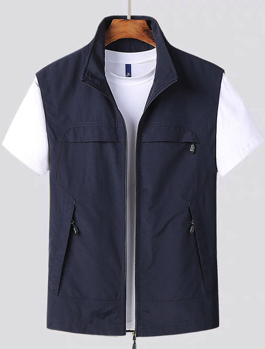 Austin | Men’s Outdoor Vest with Full Zip, Multiple Pockets, Breathable & Quick-Drying