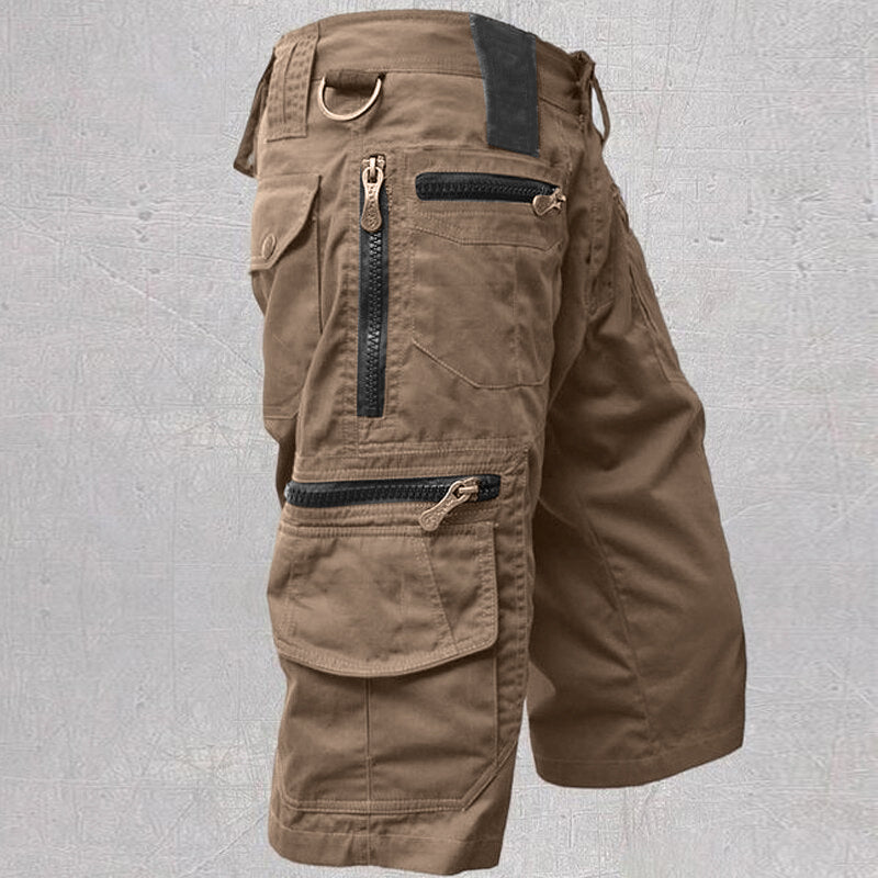 Dieter | Men's Solid Color Cargo Shorts with Multiple Pockets