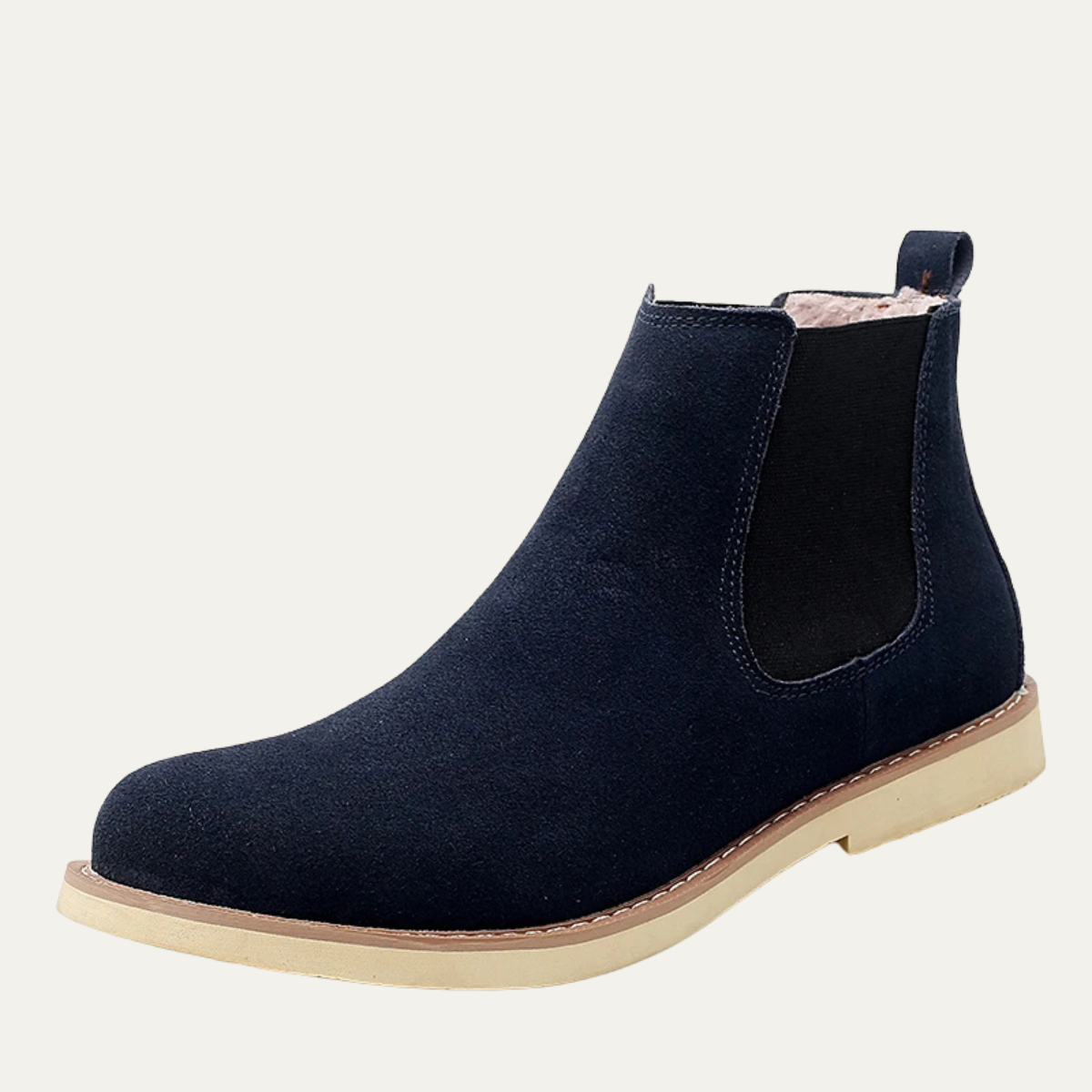 The Monaco Men’s Vintage Suede Zip Ankle Chelsea Boots