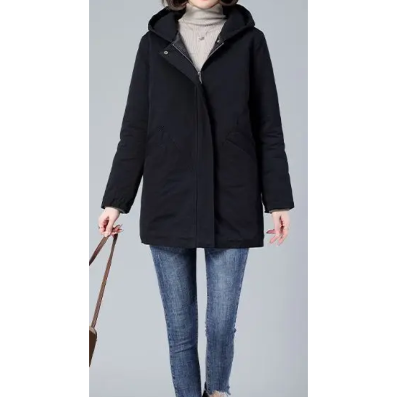 Aurelia | Women's Slim Fit Quilted Jacket with Hood – Warm and Sleek Winter Style