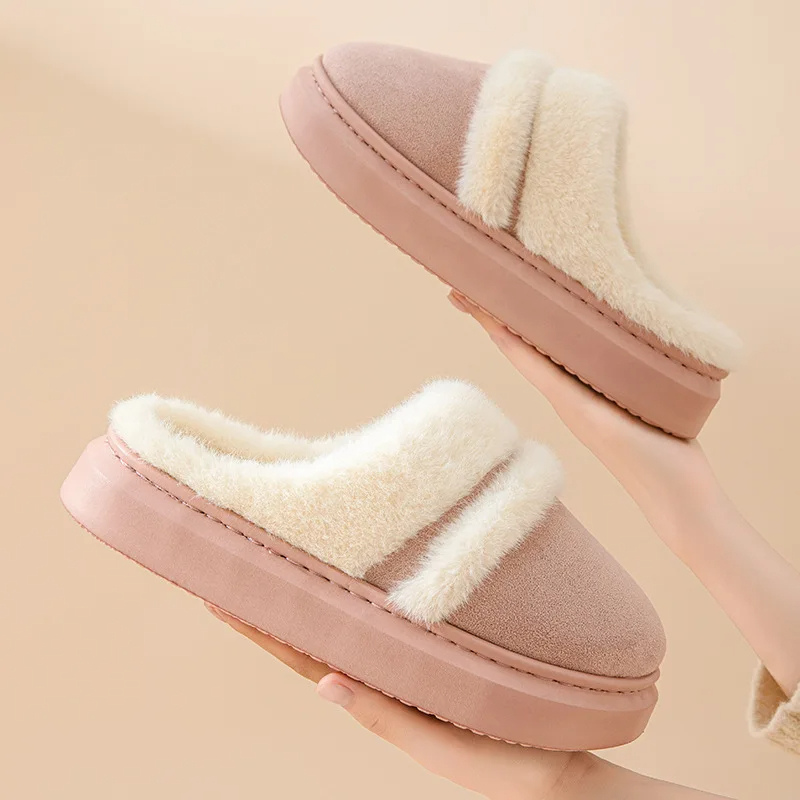 Wiebkena | Women's Winter Slippers with Plush Lining & Thick, Warm Padding