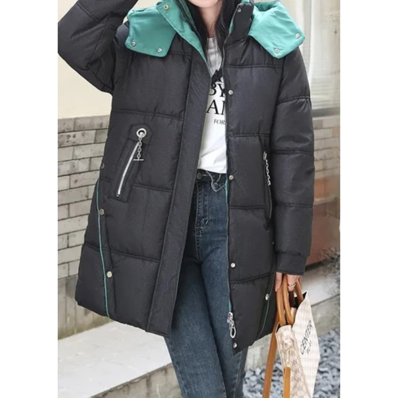 Jolina | Women's Winter Jacket with Hood, Lined and Durable with Zip Pockets