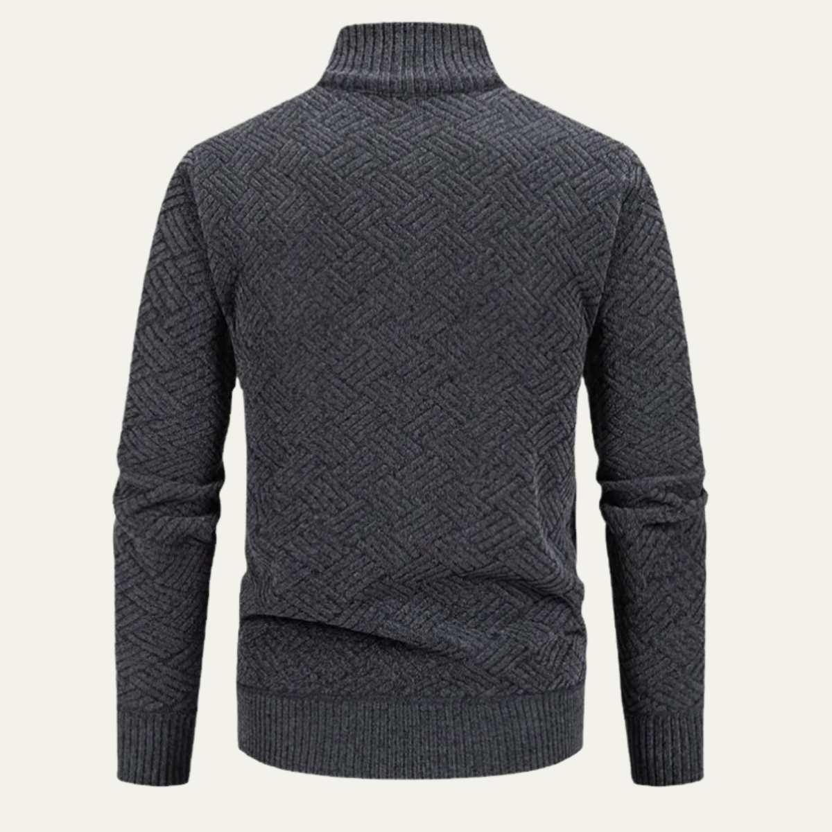The Tropea Men’s Warm Fleece Lined Knitted Zip Cardigan