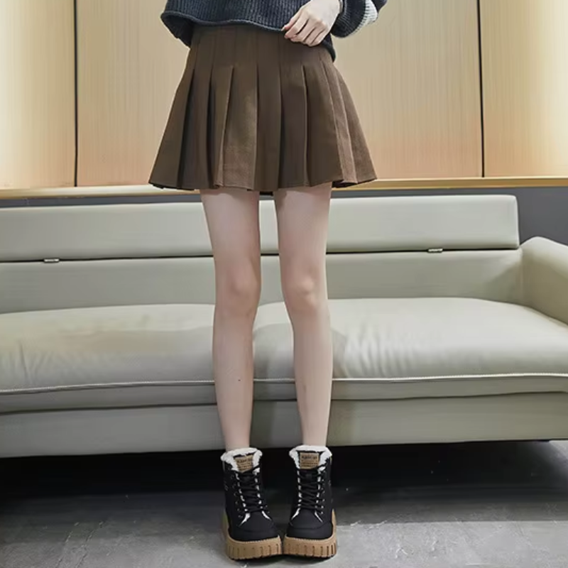 Constance | Women's Robust Platform Fleece-Lined Lace-Up Winter Ankle Boots – Waterproof & Warm