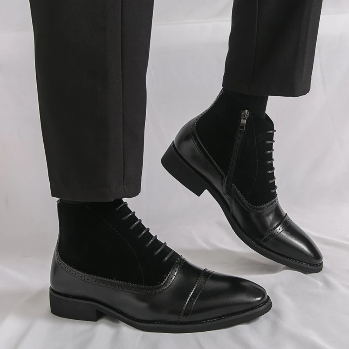 The Thistlewood Men’s Elegant Formal Chelsea Leather Boots