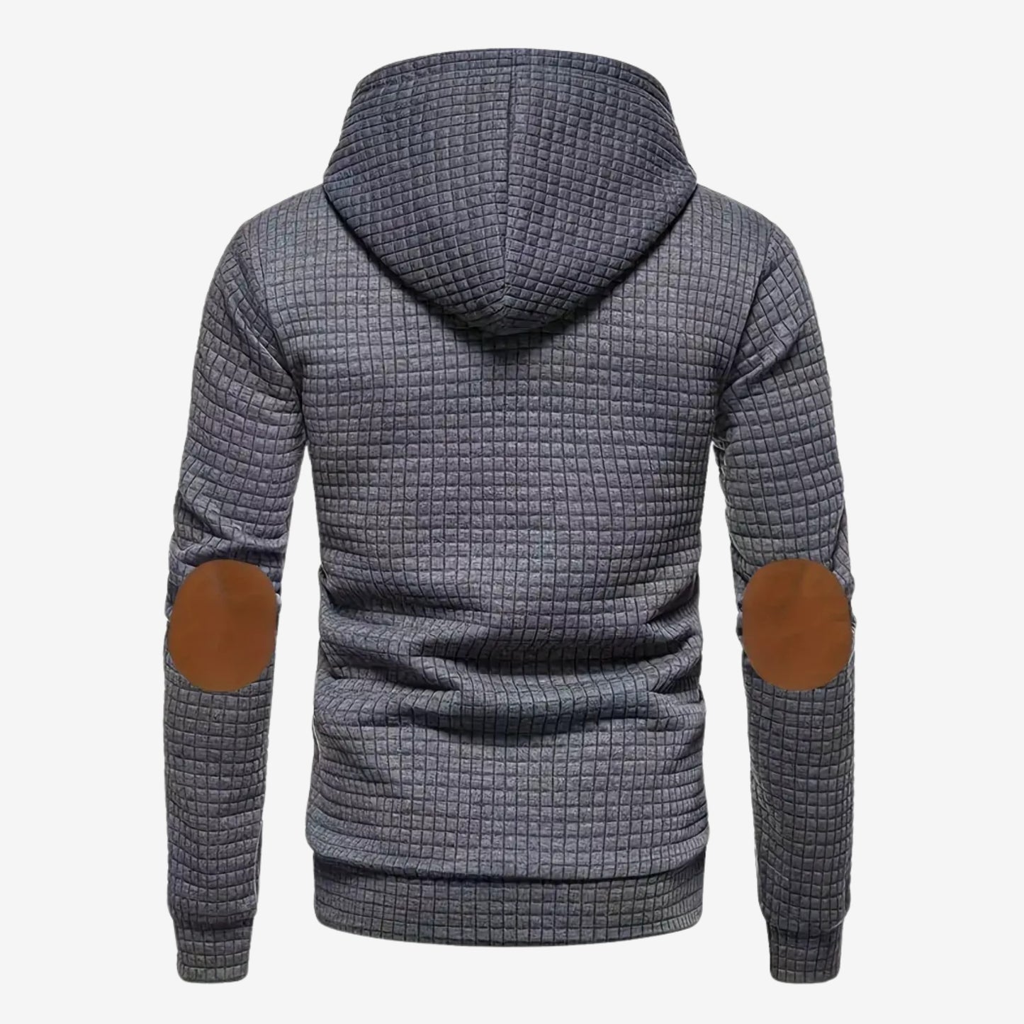 Emil | Stylish Men's Hoodie with Drawstring and Patchwork Sleeve Details – Comfortable and Fashionable