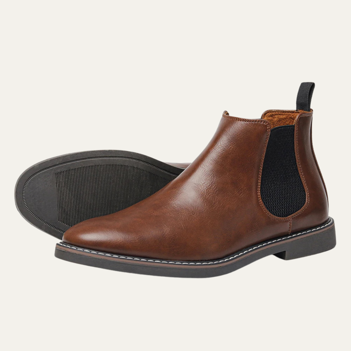 The Treviso Men's Retro Smart Casual Slip On Chelsea Boots