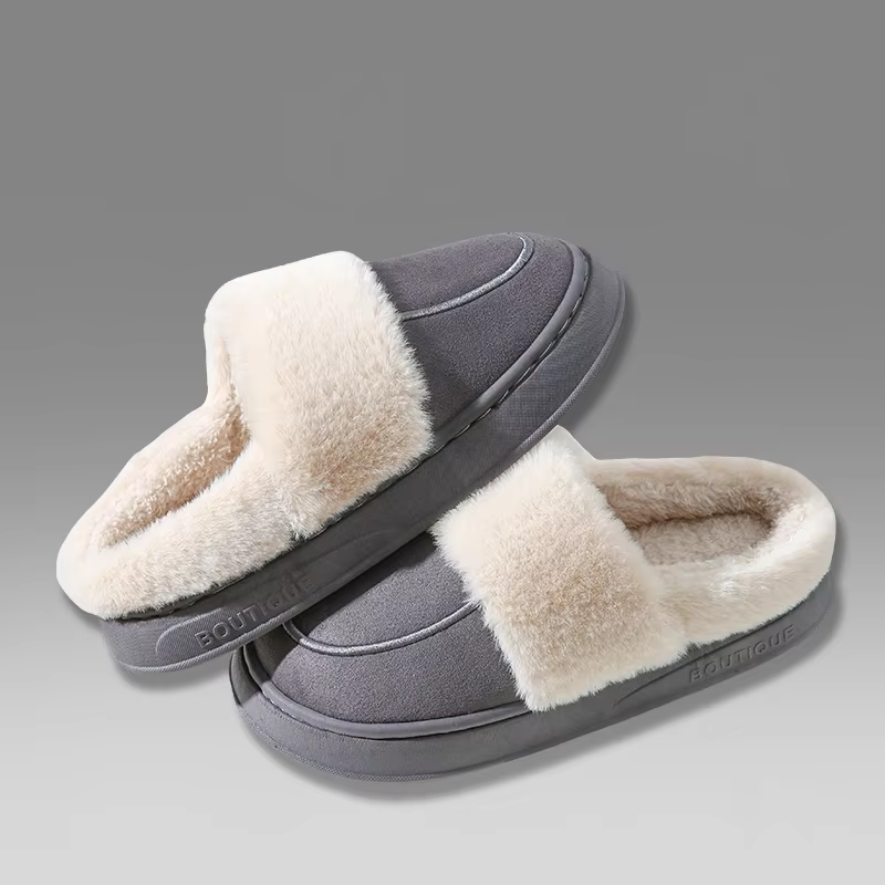 Winfrieda | Women's Winter Slippers with Closed Toe, Plush Lining & Thick Sole