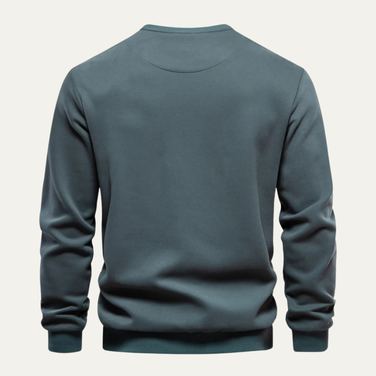 The Glasgow Men's Casual Crew Neck Jumper with Chest Pocket