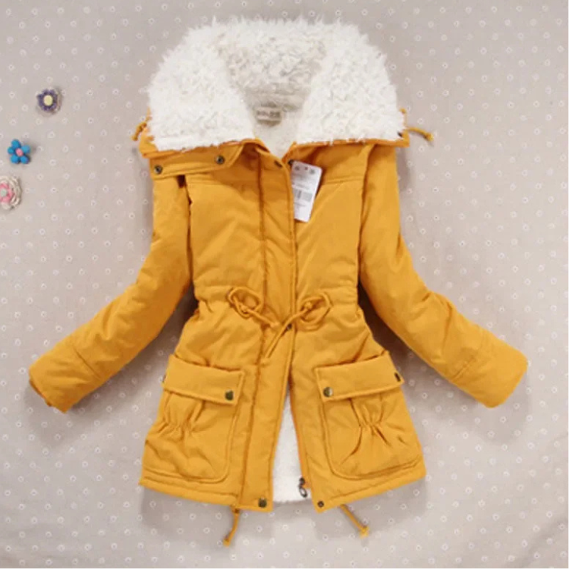 Riana | Women's Lightweight Winter Jacket with Fleece Lining and Drawstring