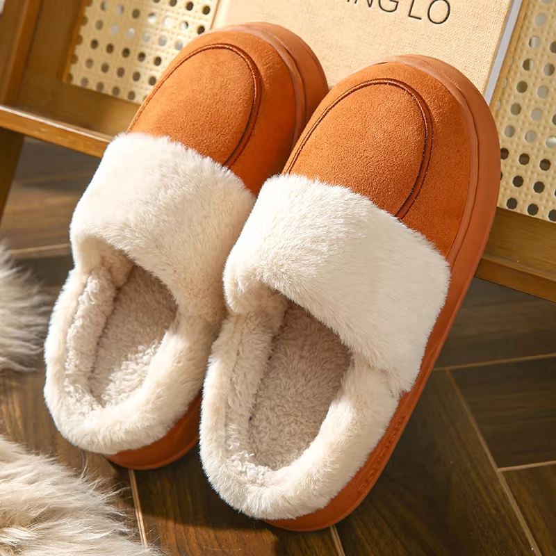 Winfrieda | Women's Winter Slippers with Closed Toe, Plush Lining & Thick Sole