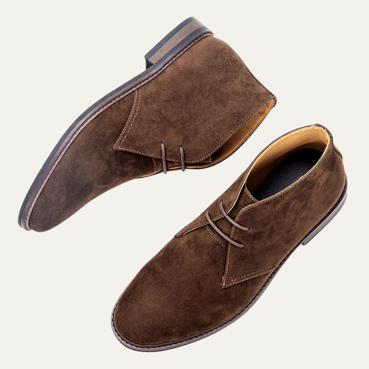 The Hammersmith Men’s Classic Lace Up Brown Suede Boots