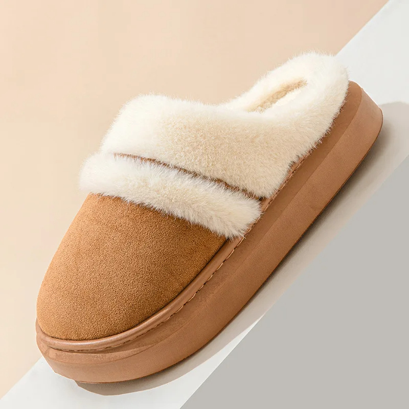 Wiebkena | Women's Winter Slippers with Plush Lining & Thick, Warm Padding