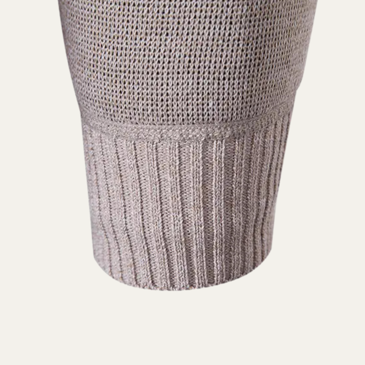 The Chianti Men’s High Neck Winter Zip Up Knit Cardigan