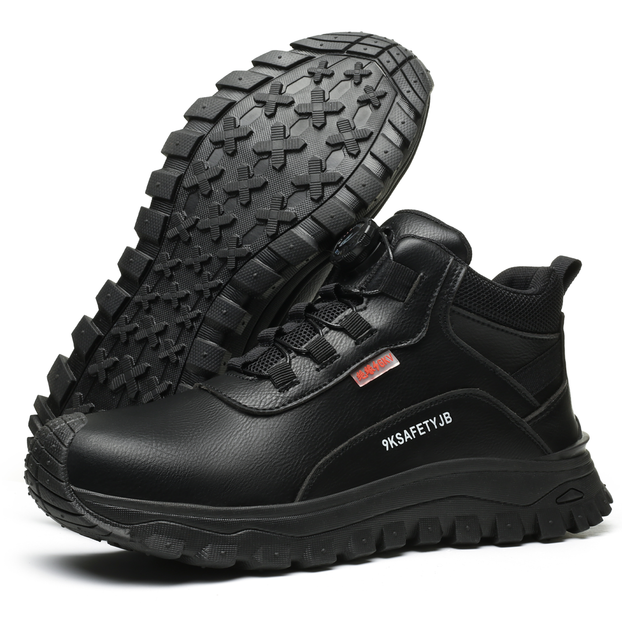 Pascal | Modern Safety Shoes for Men with Elastic Laces