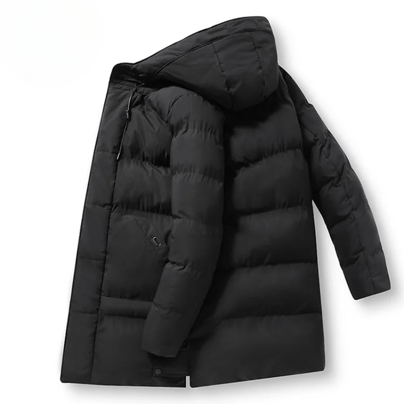 Aaron | Men's Puffer Winter Coat with Hood and Warm Lining