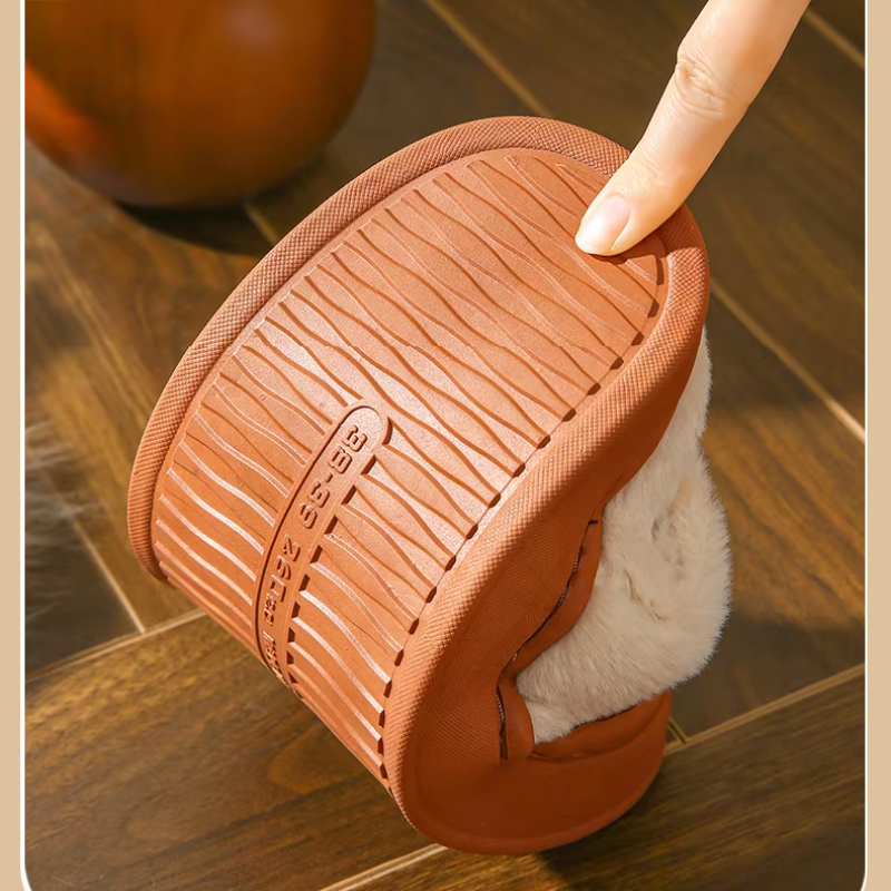 Winfrieda | Women's Winter Slippers with Closed Toe, Plush Lining & Thick Sole