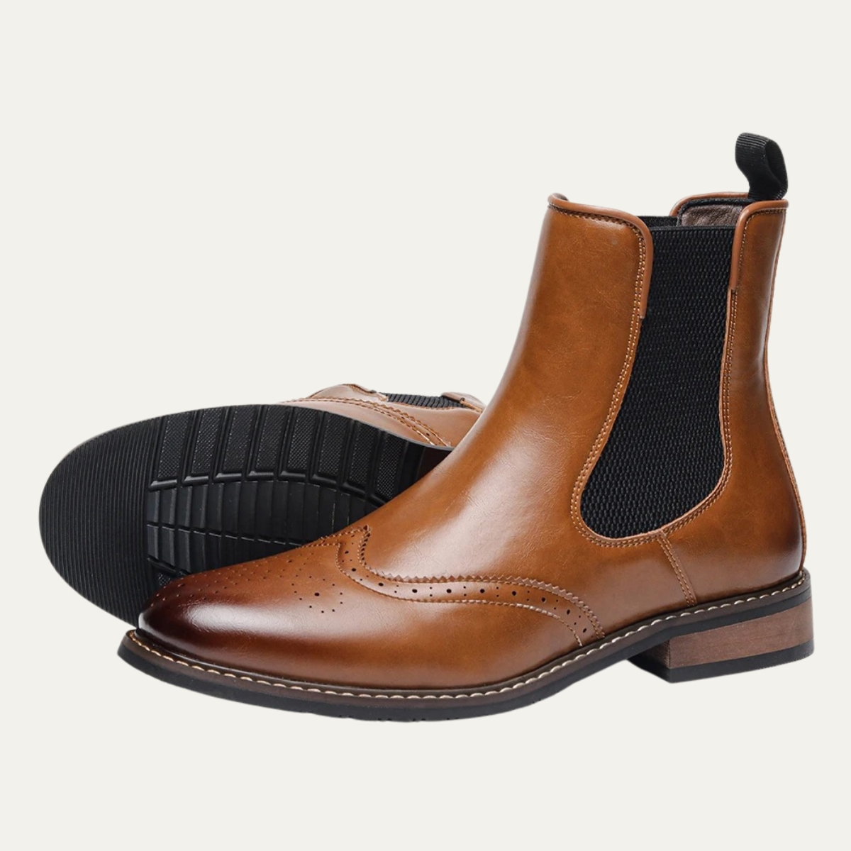 The Margate Men’s Classic Slip On Leather Chelsea Boots