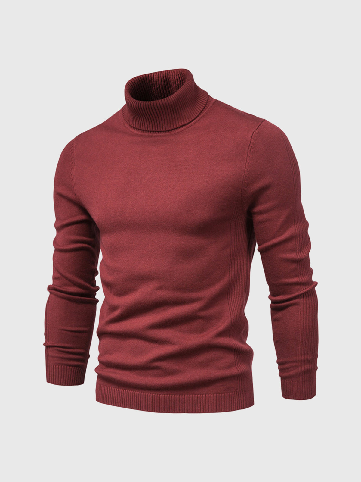 Raymond | Men’s Cotton Turtleneck Jumper – Elegant Solid Colour Sweater
