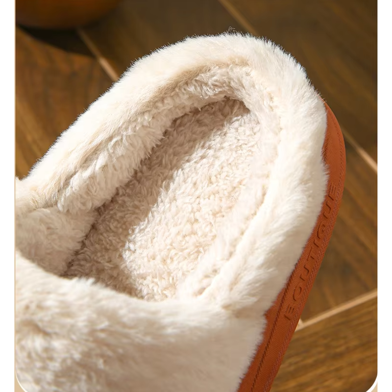 Winfrieda | Women's Winter Slippers with Closed Toe, Plush Lining & Thick Sole