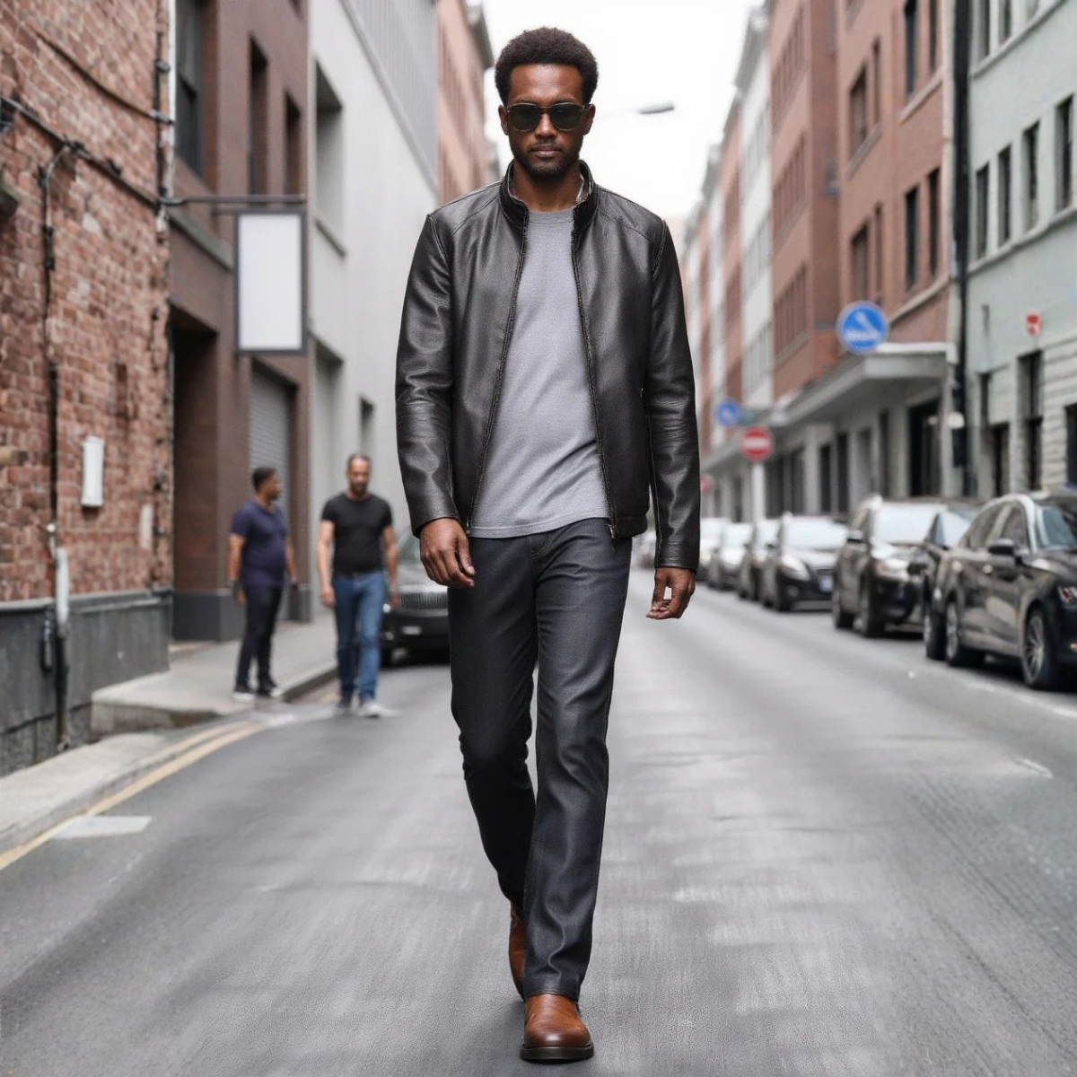 The Montalcino Men’s Brown Classic Leather Slip On Chelsea Boots