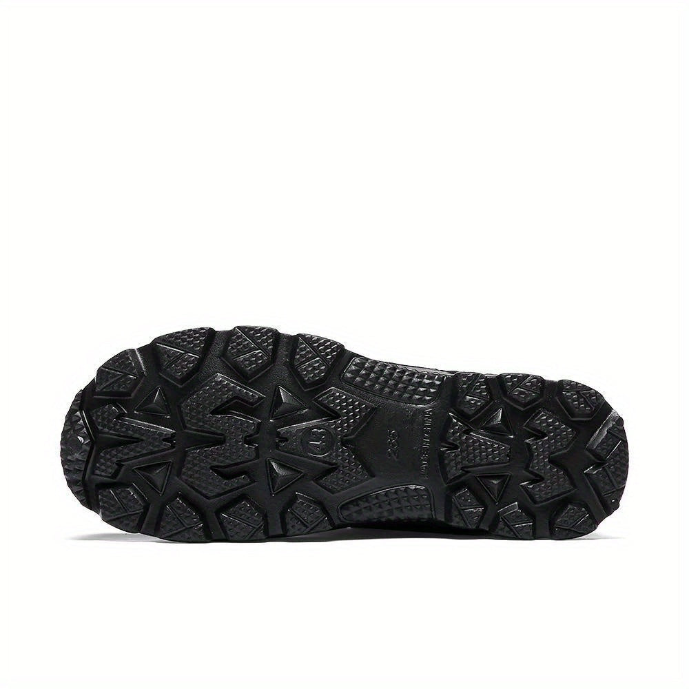 Cadrick | Men’s Waterproof Winter Boots | High-Cut Outdoor Lace-Up Shoes with Warm Lining