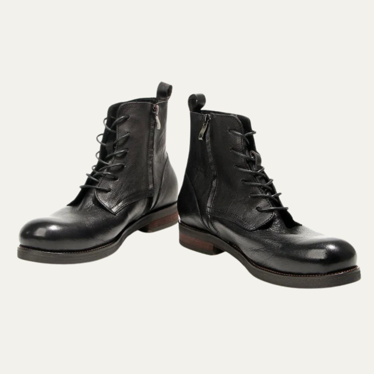 The St Davids Men's Leather Retro Casual Lace Up Boots