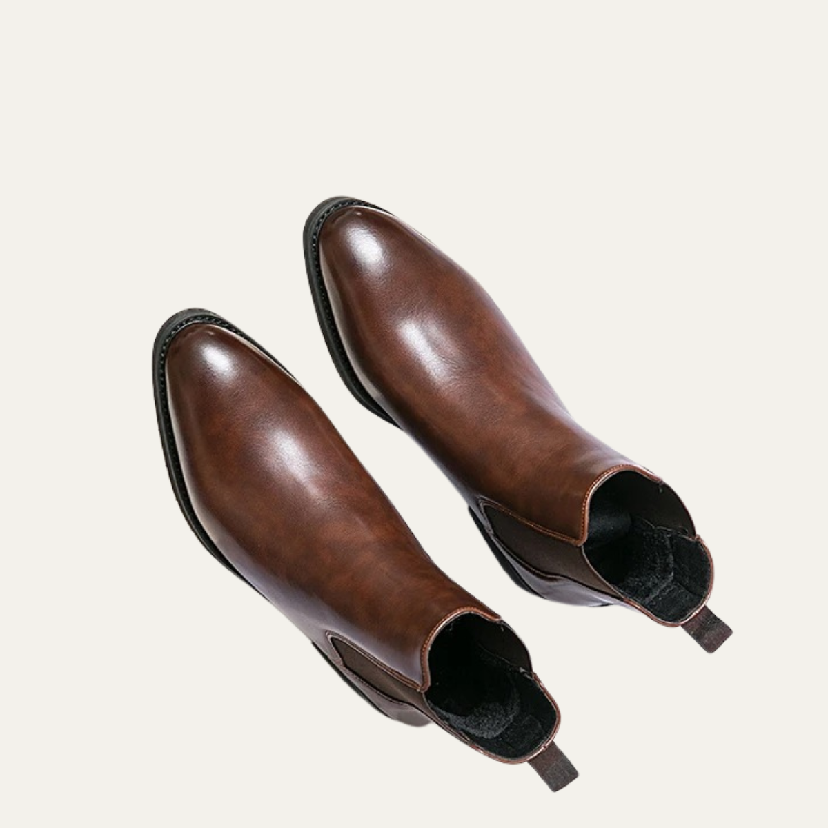 The Cobblestone Men’s Classic Ankle Slip On Leather Boots