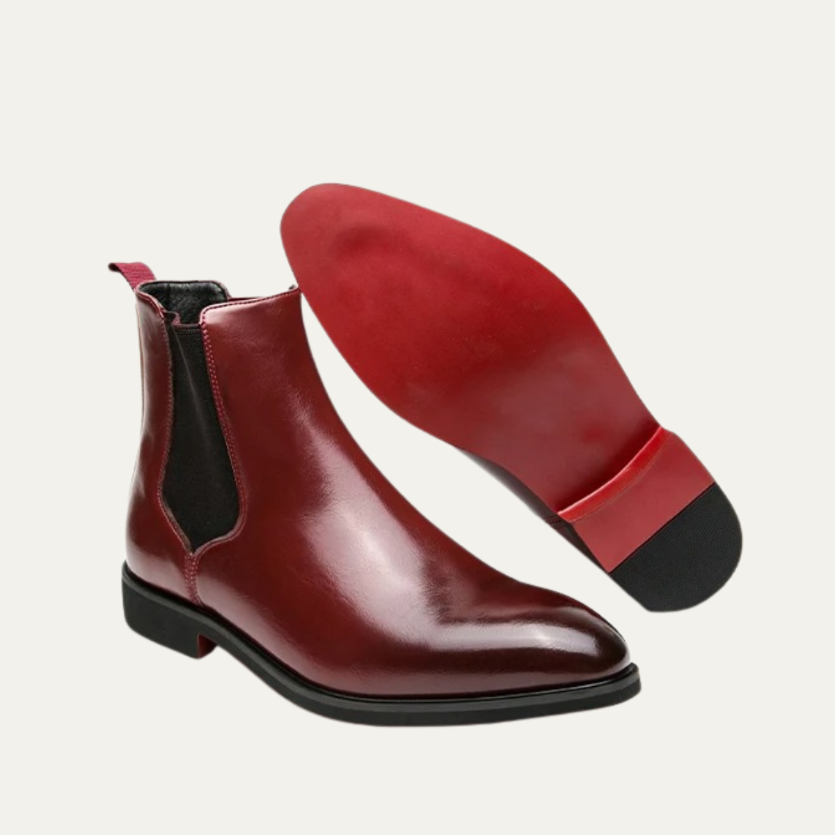 The Cobblestone Men’s Classic Ankle Slip On Leather Boots