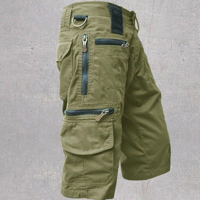 Dieter | Men's Solid Color Cargo Shorts with Multiple Pockets